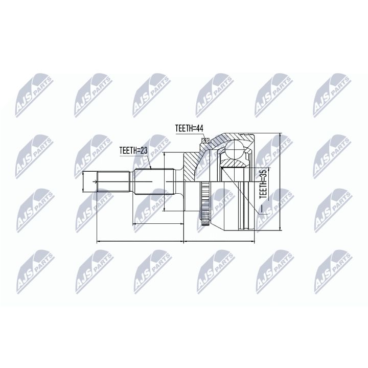 Jungčių komplektas, kardaninis velenas NTY NPZ-RE-031