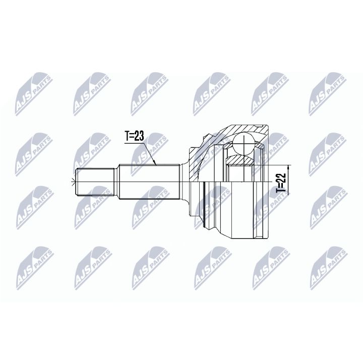 Jungčių komplektas, kardaninis velenas NTY NPZ-RE-055