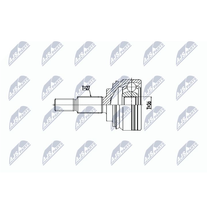 Jungčių komplektas, kardaninis velenas NTY NPZ-RE-060