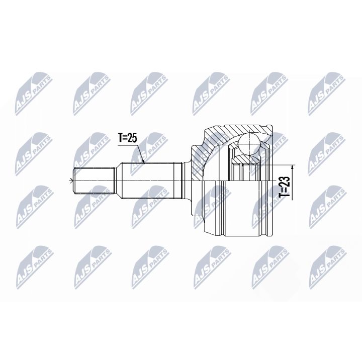 Jungčių komplektas, kardaninis velenas NTY NPZ-RE-062
