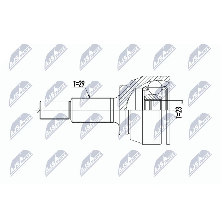 Jungčių komplektas, kardaninis velenas NTY NPZ-RE-063