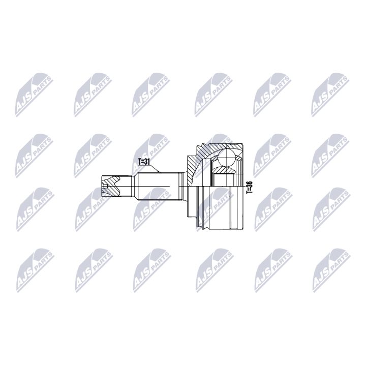 Jungčių komplektas, kardaninis velenas NTY NPZ-RE-065