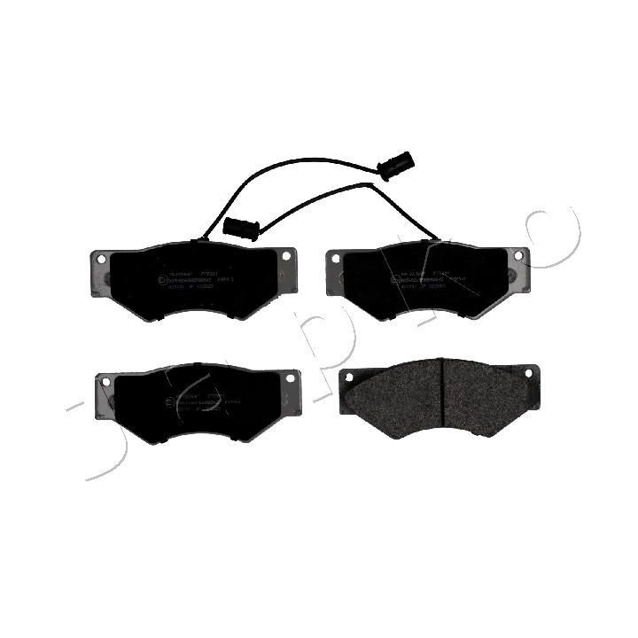 Stabdžių trinkelių rinkinys, diskinis stabdys JAPKO 500256