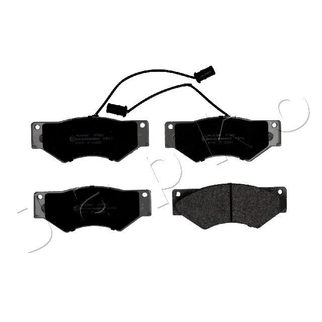 Stabdžių trinkelių rinkinys, diskinis stabdys JAPKO 500256