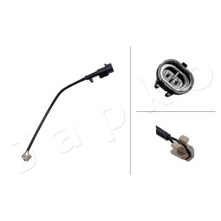 įspėjimo kontaktas, stabdžių trinkelių susidėvėjimas JAPKO BPW-289