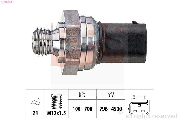 Siuntimo blokas, alyvos slėgis EPS 1.980.028