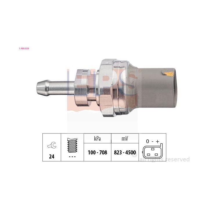 Jutiklis, išmetimo slėgis EPS 1.980.029
