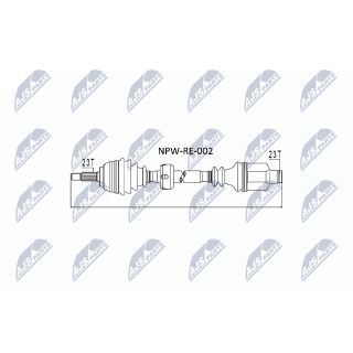 Pusašis NTY NPW-RE-002