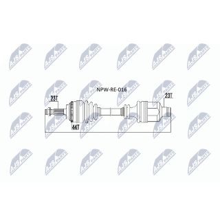 Pusašis NTY NPW-RE-016