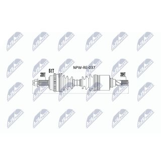 Pusašis NTY NPW-RE-037