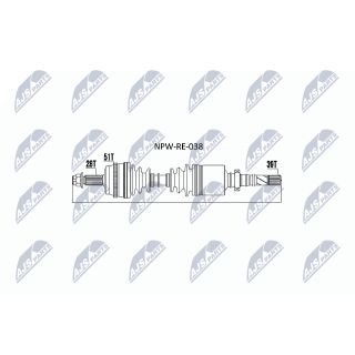 Pusašis NTY NPW-RE-038