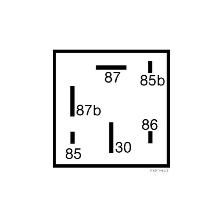 Relė, valdymo blokas, variklio valdymas HERTH+BUSS ELPARTS 75896368