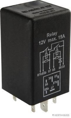 Relė, valdymo blokas, variklio valdymas HERTH+BUSS ELPARTS 75896368