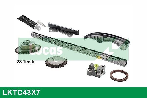 Paskirstymo grandinės komplektas LUCAS LKTC43X7