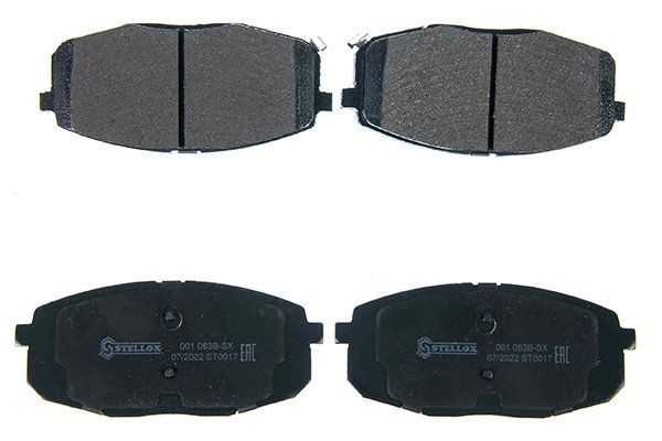 Stabdžių trinkelių rinkinys, diskinis stabdys STELLOX 1506 000B-SX