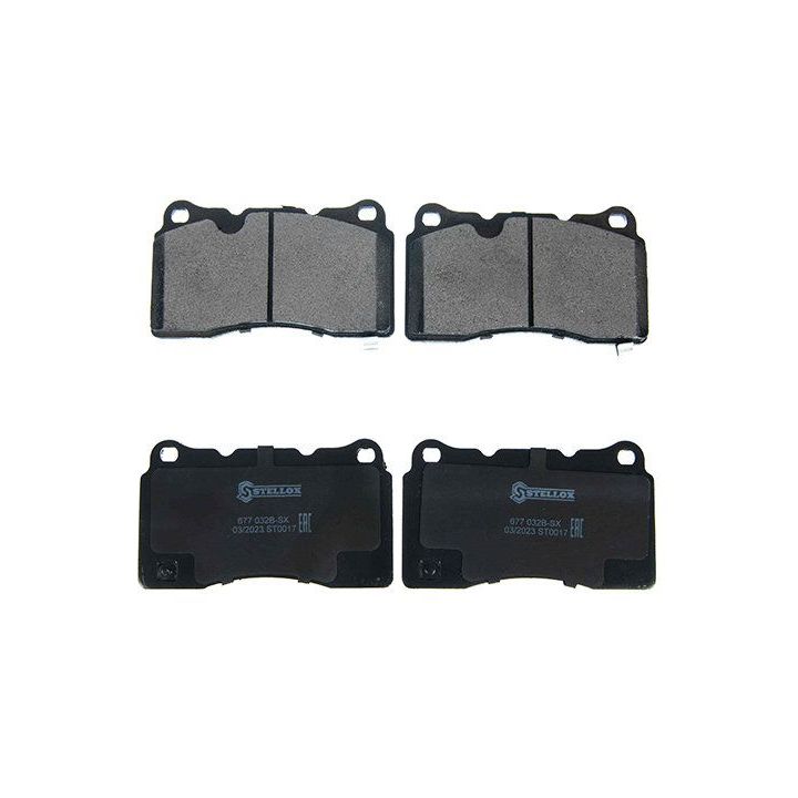 Stabdžių trinkelių rinkinys, diskinis stabdys STELLOX 1513 000B-SX
