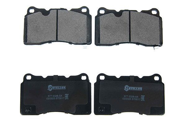 Stabdžių trinkelių rinkinys, diskinis stabdys STELLOX 1513 000B-SX