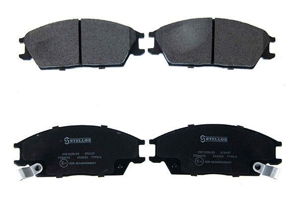 Stabdžių trinkelių rinkinys, diskinis stabdys STELLOX 1530 000B-SX