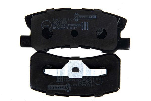 Stabdžių trinkelių rinkinys, diskinis stabdys STELLOX 1538 000B-SX