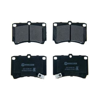 Stabdžių trinkelių rinkinys, diskinis stabdys STELLOX 1551 000B-SX