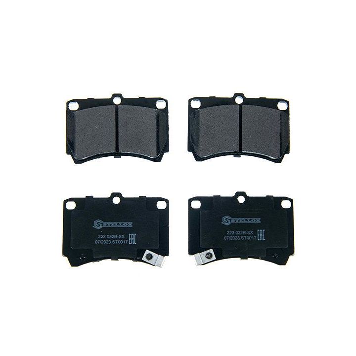 Stabdžių trinkelių rinkinys, diskinis stabdys STELLOX 1551 000B-SX