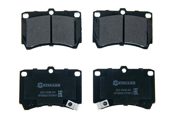 Stabdžių trinkelių rinkinys, diskinis stabdys STELLOX 1551 000B-SX