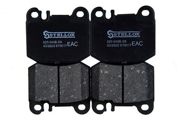 Stabdžių trinkelių rinkinys, diskinis stabdys STELLOX 1553 000B-SX