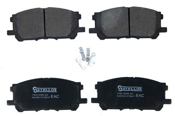 Stabdžių trinkelių rinkinys, diskinis stabdys STELLOX 1555 000B-SX
