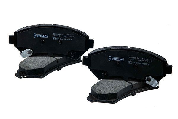 Stabdžių trinkelių rinkinys, diskinis stabdys STELLOX 1575 000B-SX