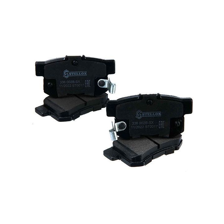 Stabdžių trinkelių rinkinys, diskinis stabdys STELLOX 1596 000B-SX