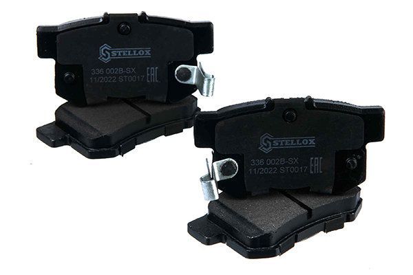 Stabdžių trinkelių rinkinys, diskinis stabdys STELLOX 1596 000B-SX