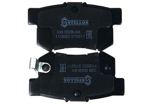 Stabdžių trinkelių rinkinys, diskinis stabdys STELLOX 1596 000B-SX