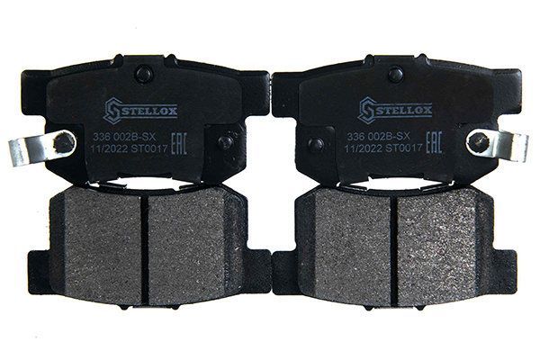 Stabdžių trinkelių rinkinys, diskinis stabdys STELLOX 1596 000B-SX