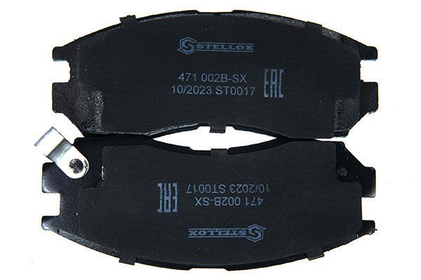 Stabdžių trinkelių rinkinys, diskinis stabdys STELLOX 1601 000B-SX