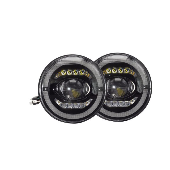 Priekinių žibintų komplektas ABAKUS L23-110-001LED