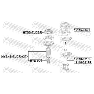 Spyruoklė FEBEST 12115-003F