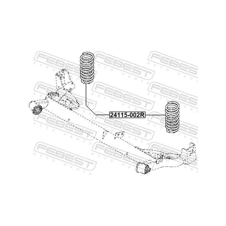 Spyruoklė FEBEST 24115-002R