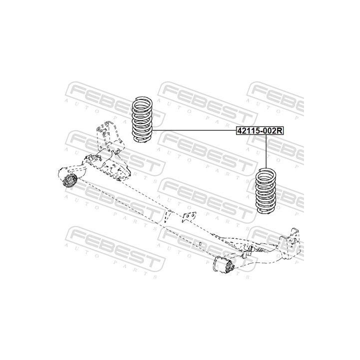 Spyruoklė FEBEST 42115-002R