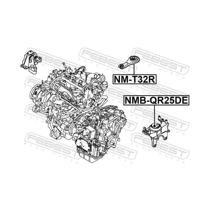 Variklio montavimas FEBEST NM-T32R