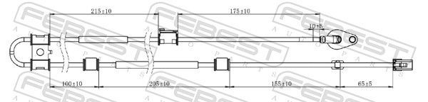Jutiklis, rato greitis FEBEST 12606-011