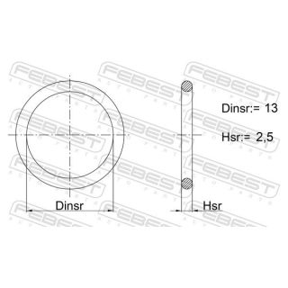 Tarpiklis, sinchronizatoriaus blokas FEBEST 02400-018
