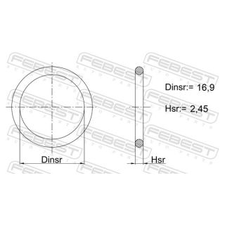 Tarpiklis, sinchronizatoriaus blokas FEBEST 02400-020