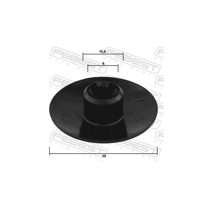 Sąvarža, atšvaitas / apsaugos juosta FEBEST 88570-198