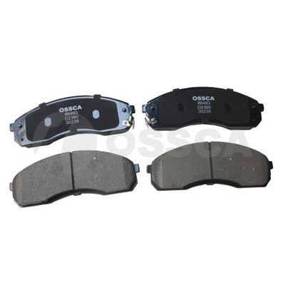 Stabdžių trinkelių rinkinys, diskinis stabdys OSSCA 86483