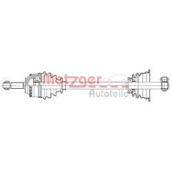 Pusašis METZGER 7210025
