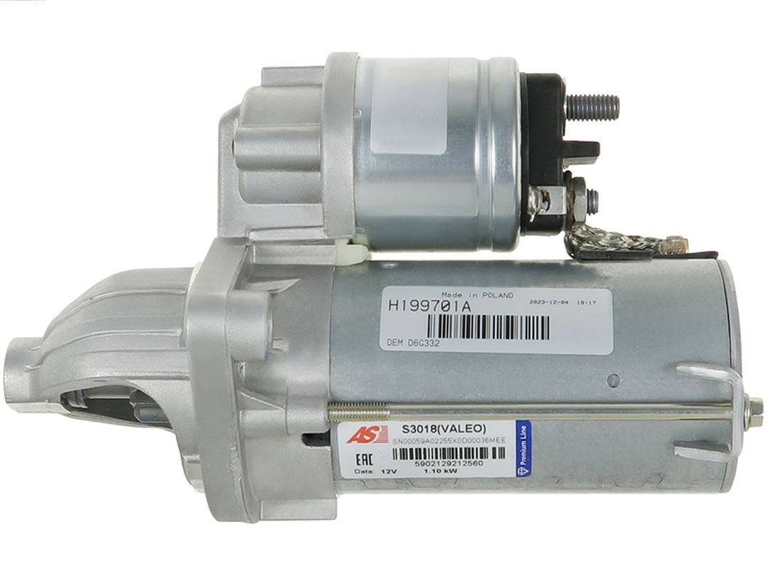 Starteris AS-PL S3018(VALEO)