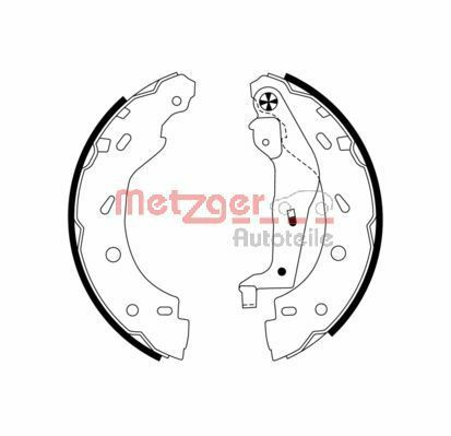 Stabdžių trinkelių komplektas METZGER MG 785