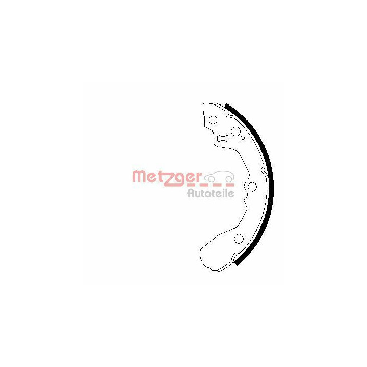 Stabdžių trinkelių komplektas METZGER MG 949