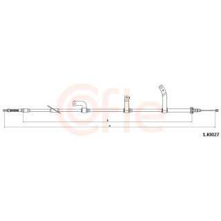 Trosas, stovėjimo stabdys COFLE 92.1.KI027