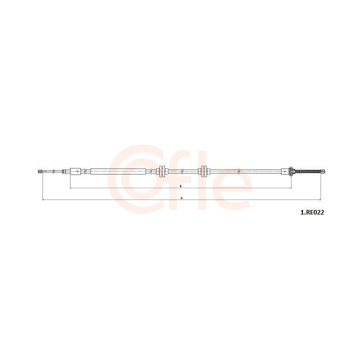 Trosas, stovėjimo stabdys COFLE 92.1.RE022